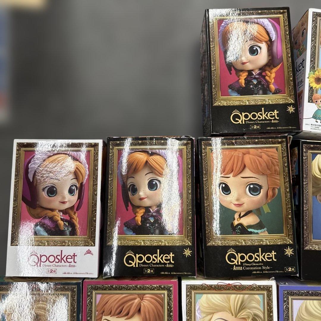 Qposket アナ エルサ フィギュアセット18個
