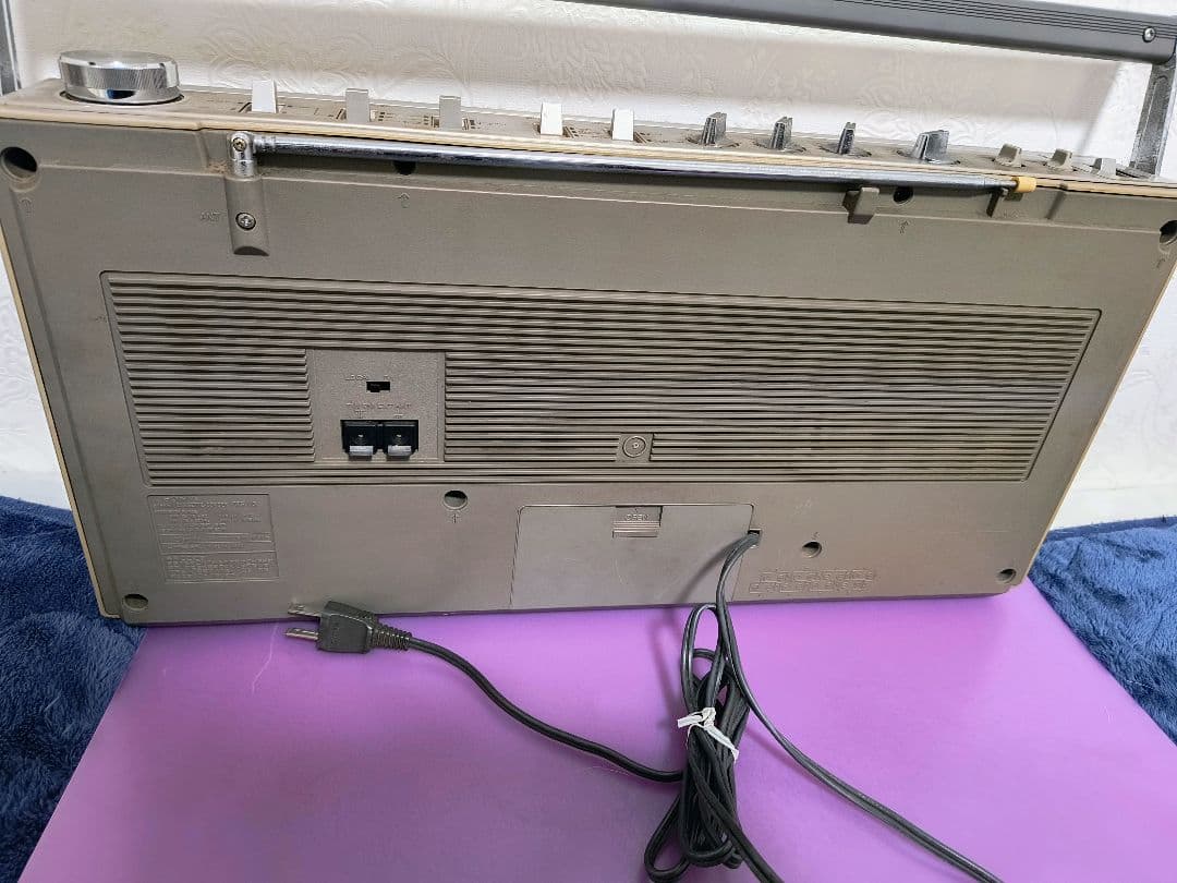 【ラジオ、カセットテープの再生確認】SONY CFS-V3　ステレオラジカセ