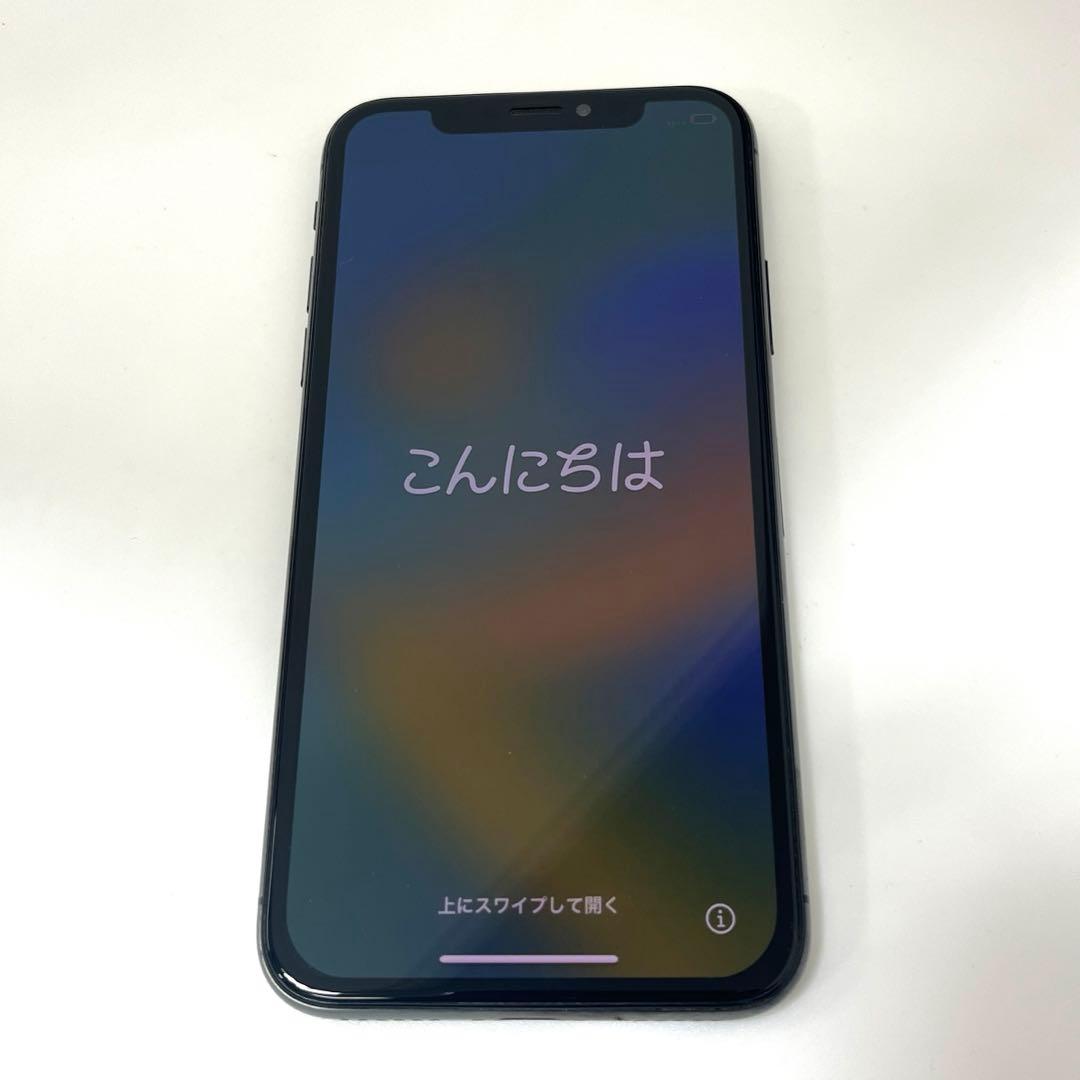 iPhoneX スペースグレイ　64GB SIMロックなし　初期化済み