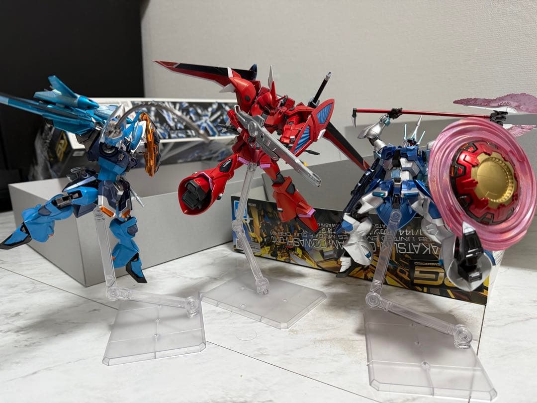 ガンプラHG.RGSEED系列含むまとめ売り一部塗装有り