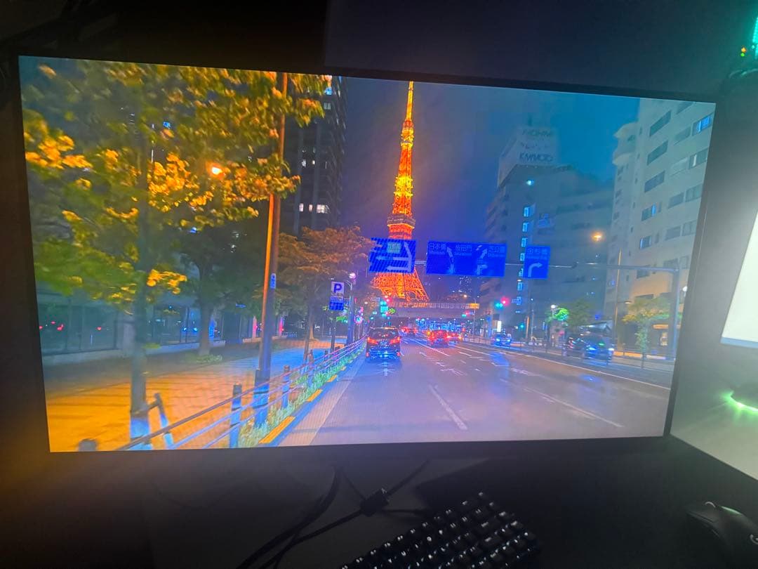 24.5インチ240Hzゲーミングモニター黒