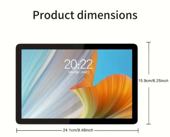 ROENLICE 10.1インチ Android 14タブレット 本体