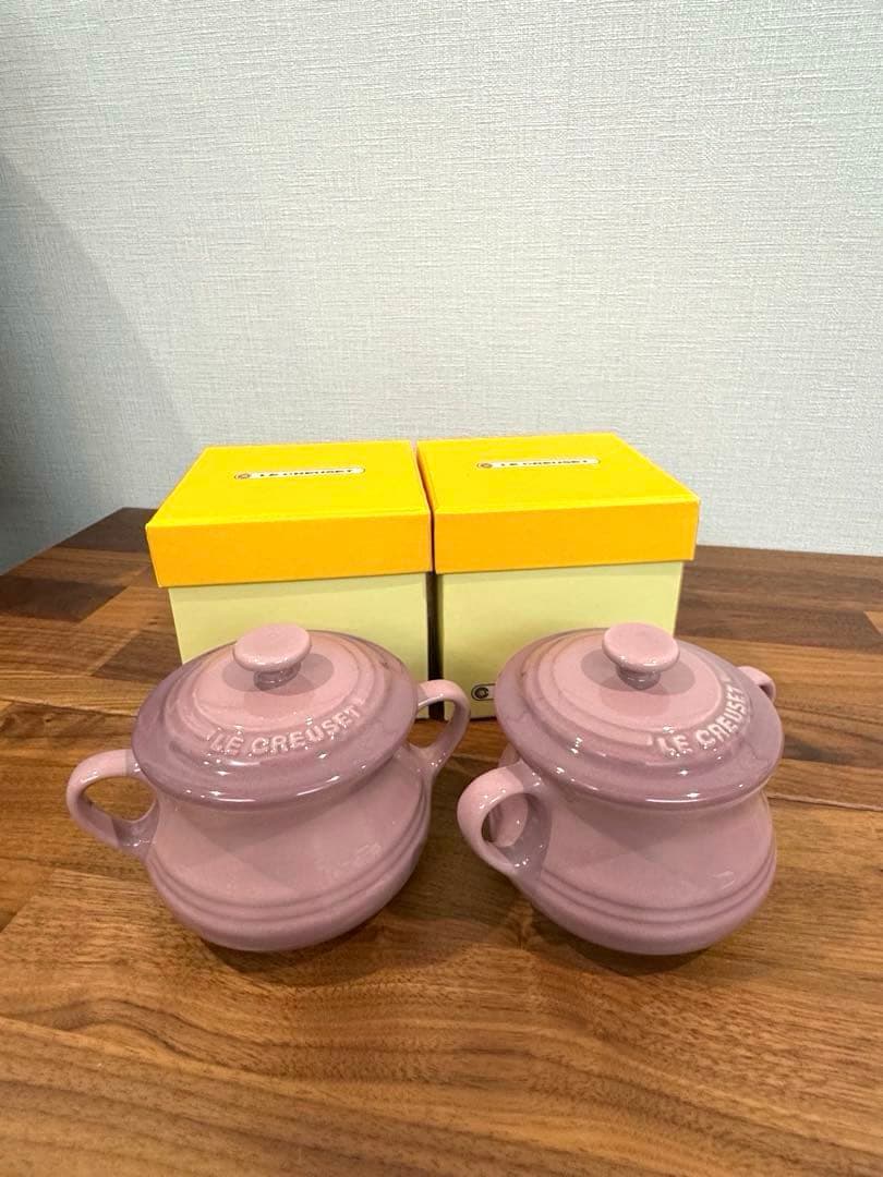【新品未使用】ル・クルーゼ（LE CREUSET）ミニスープボール　メゾンドパリ