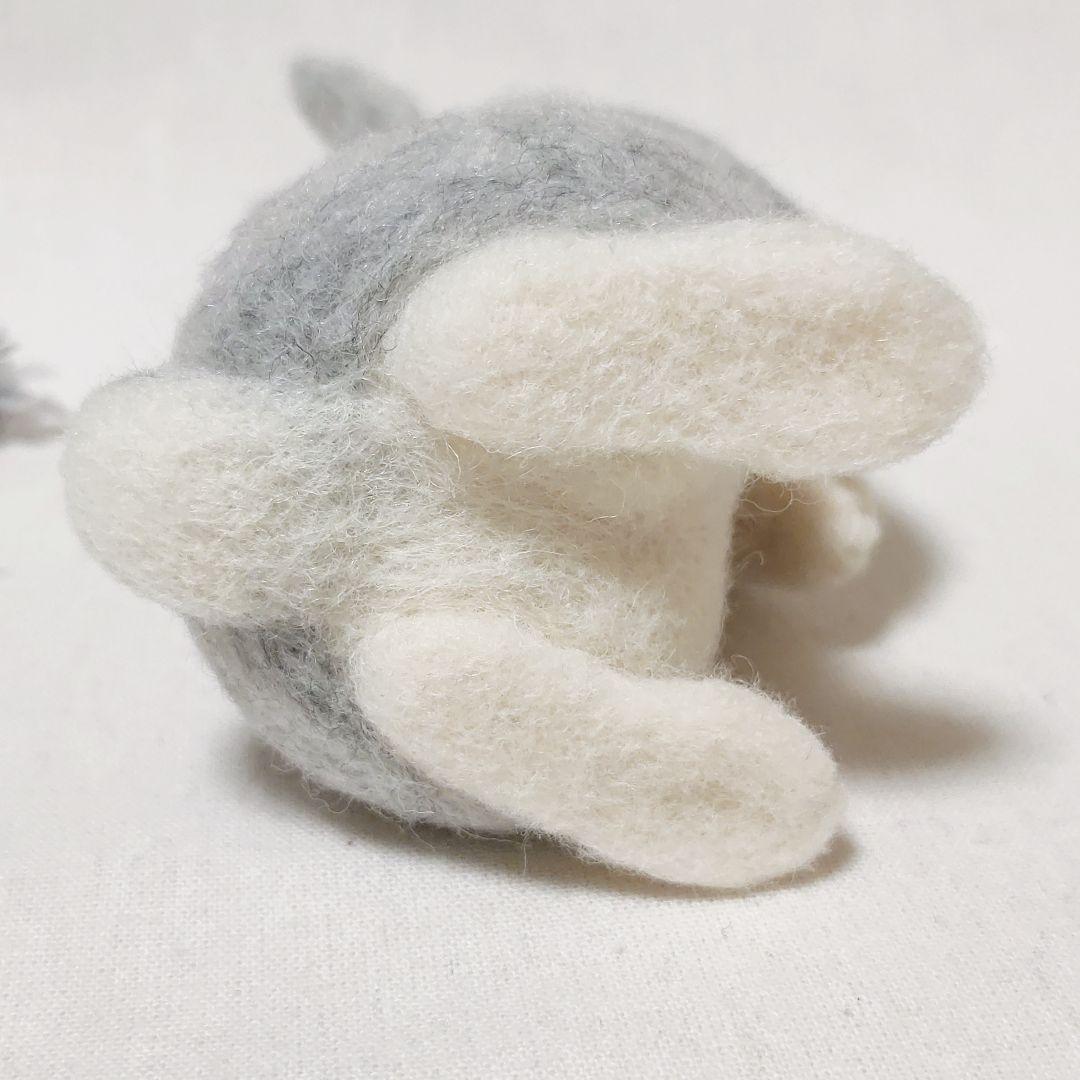 【オーダー】羊毛フェルトのうさぎ（LGY）