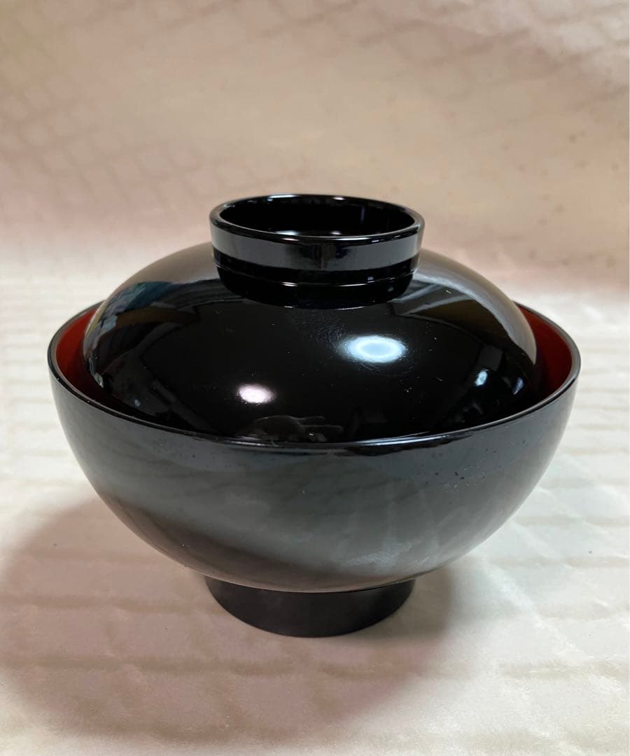 【新品未使用】御吸物椀 山中塗 5客セット