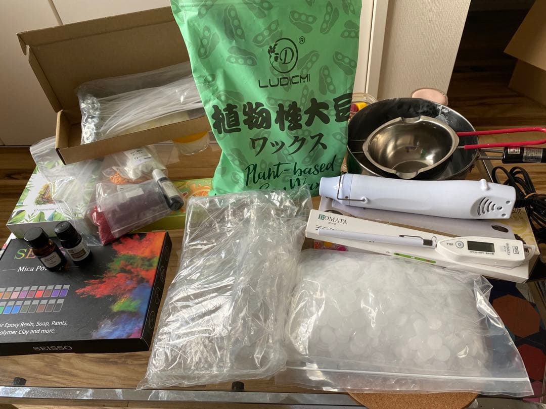 初心者必見！キャンドル制作スターターセット おまけ付き