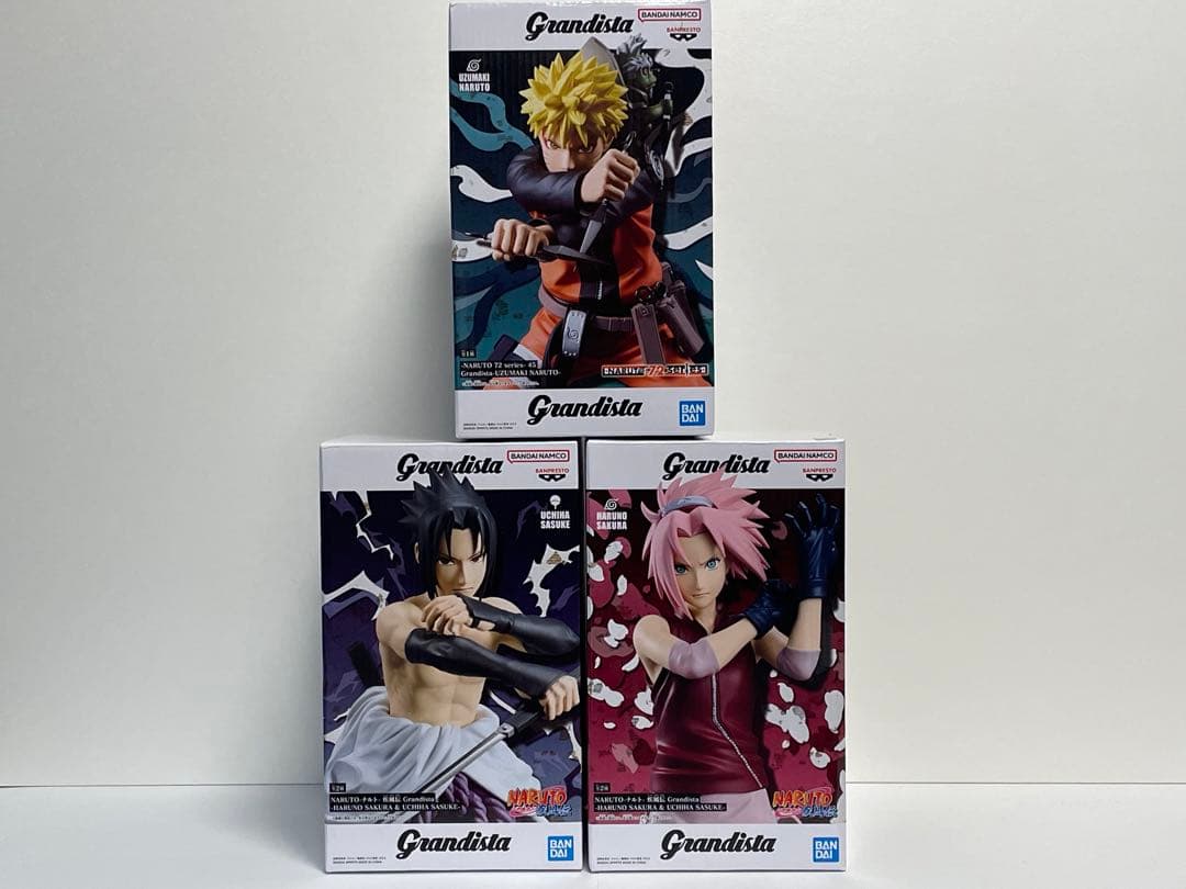 【新品・未開封】NARUTO ナルト サスケ サクラ フィギュア 3体セット