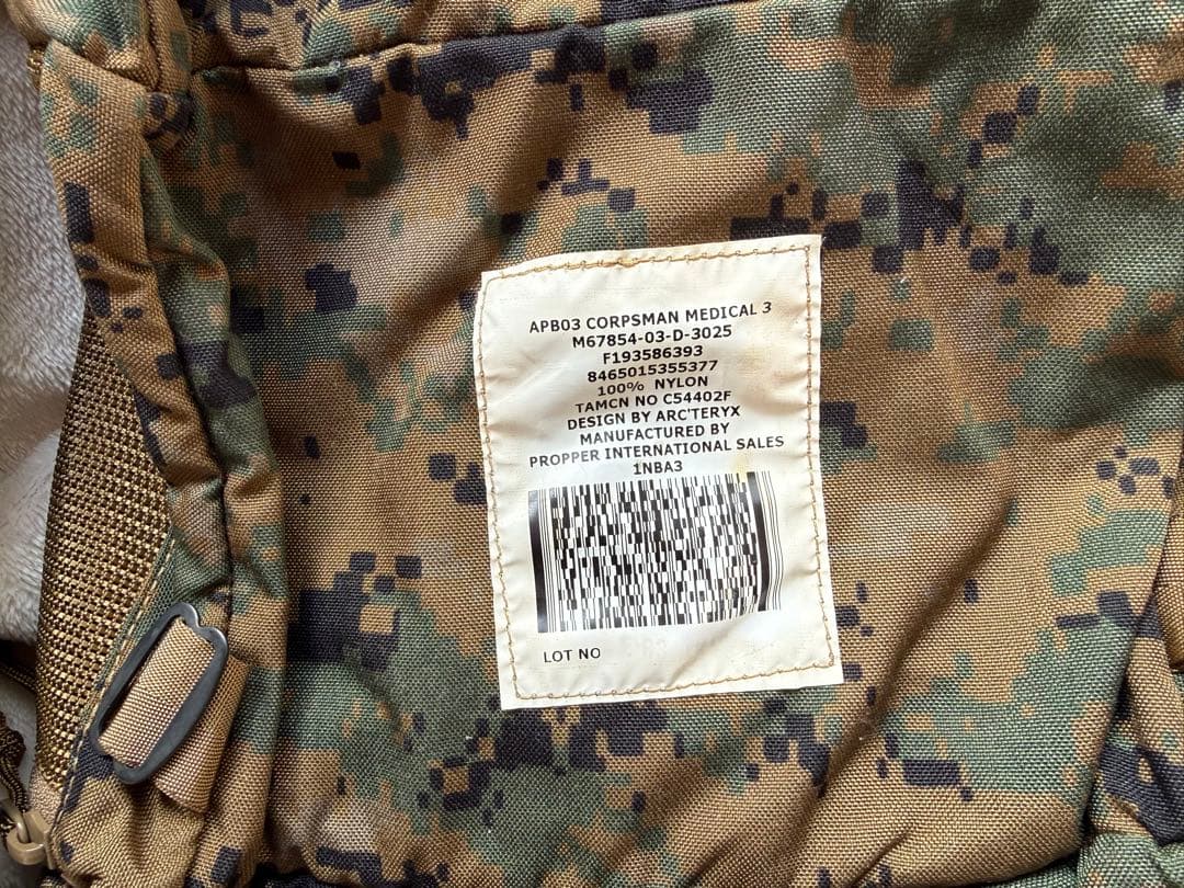 米軍実物 APB03 CORPSMAN ASSAULT PACK