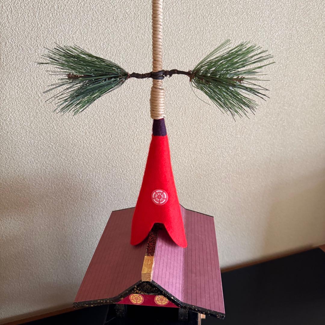 祇園祭　長刀鉾　飾り物　木製