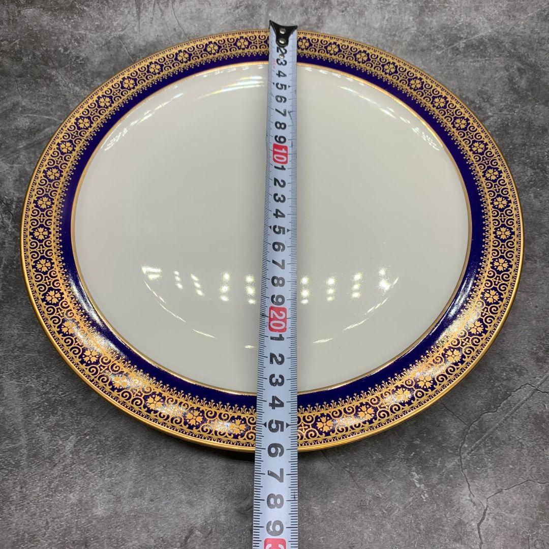 J108\" Noritake SICILIAN BLUE 26cm 丸 6Set