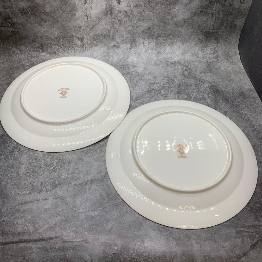 J108\" Noritake SICILIAN BLUE 26cm 丸 6Set