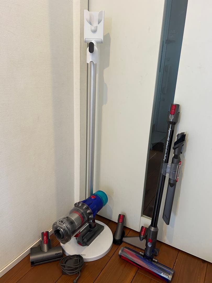 Dyson v12 detect slim 純正スタンドバッテリー64分