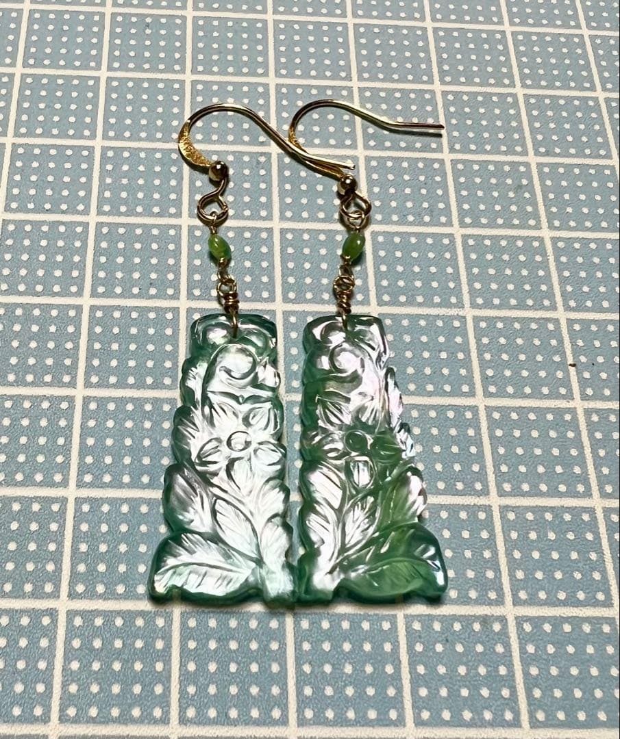 新春特価❣️トリプレットカービング 14kgfピアス 4種