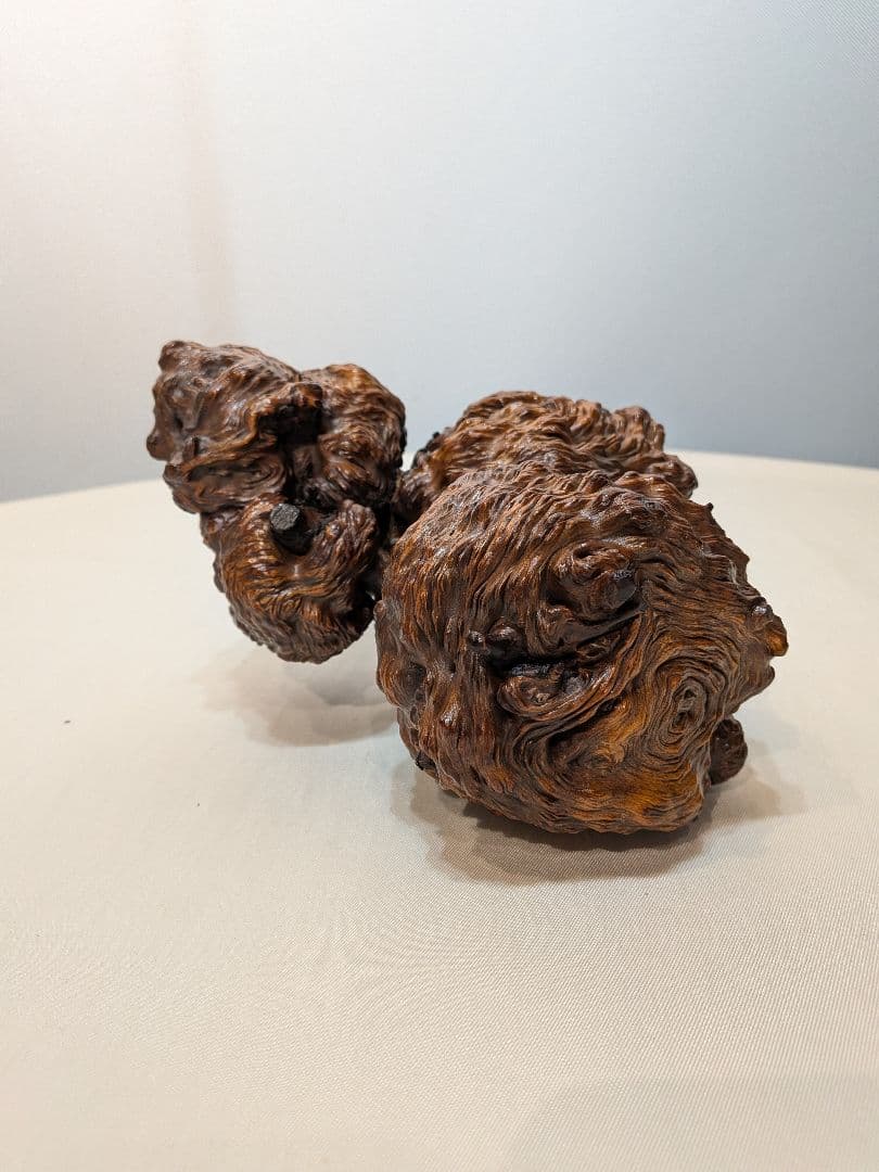 瘤木　こぶ木　木製　置物　自然物　オブジェ　アート　貴重