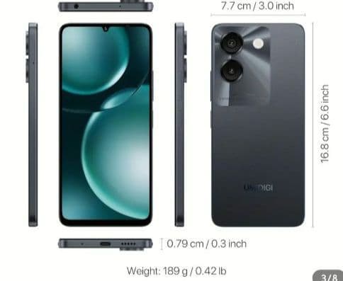 UMIDIGI G9A 8GB ROM 64GB 黒　ブラック　箱入り新品！