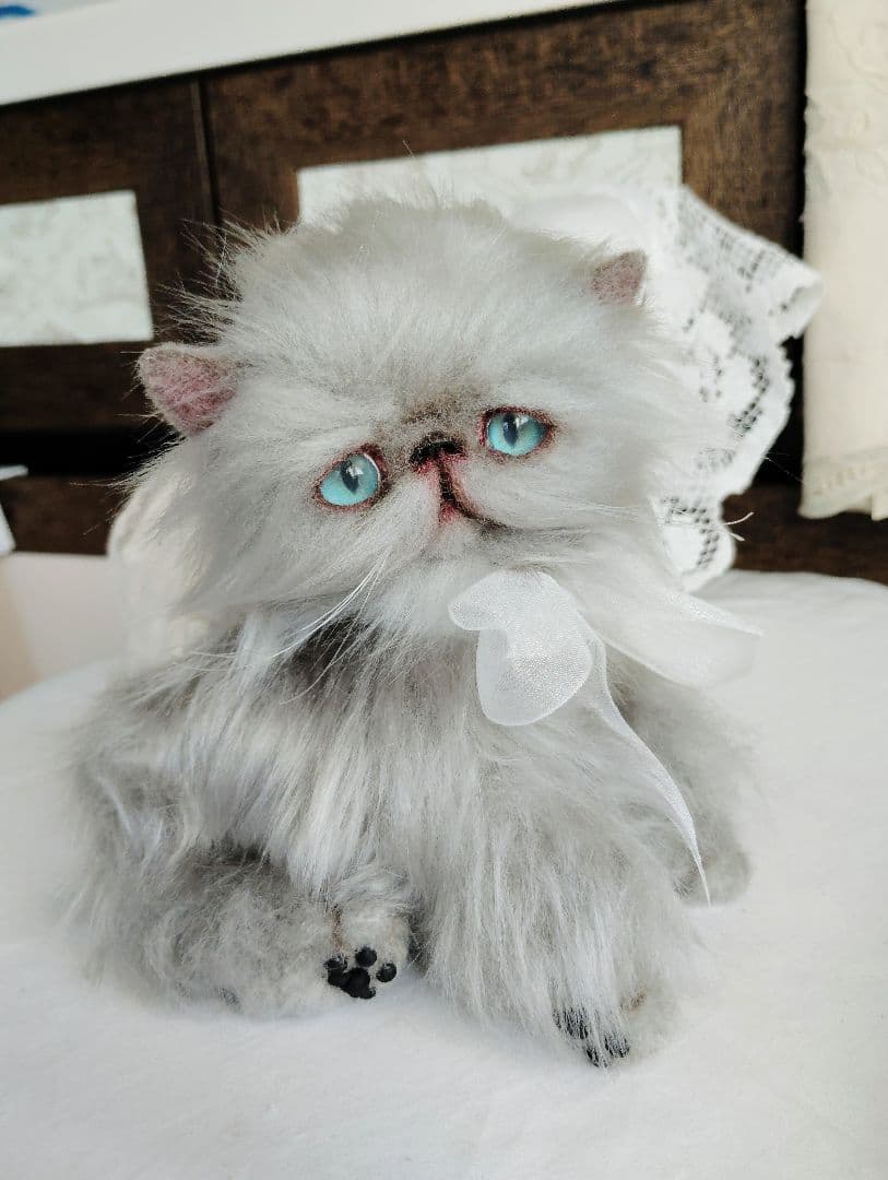 エキゾチックロングヘア♡子猫ちゃん♡アートドール♡ぬいぐるみ♡