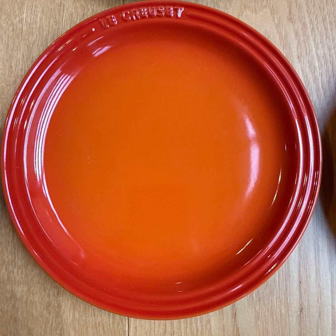 ル・クルーゼ　ティープレート　レインボー6皿