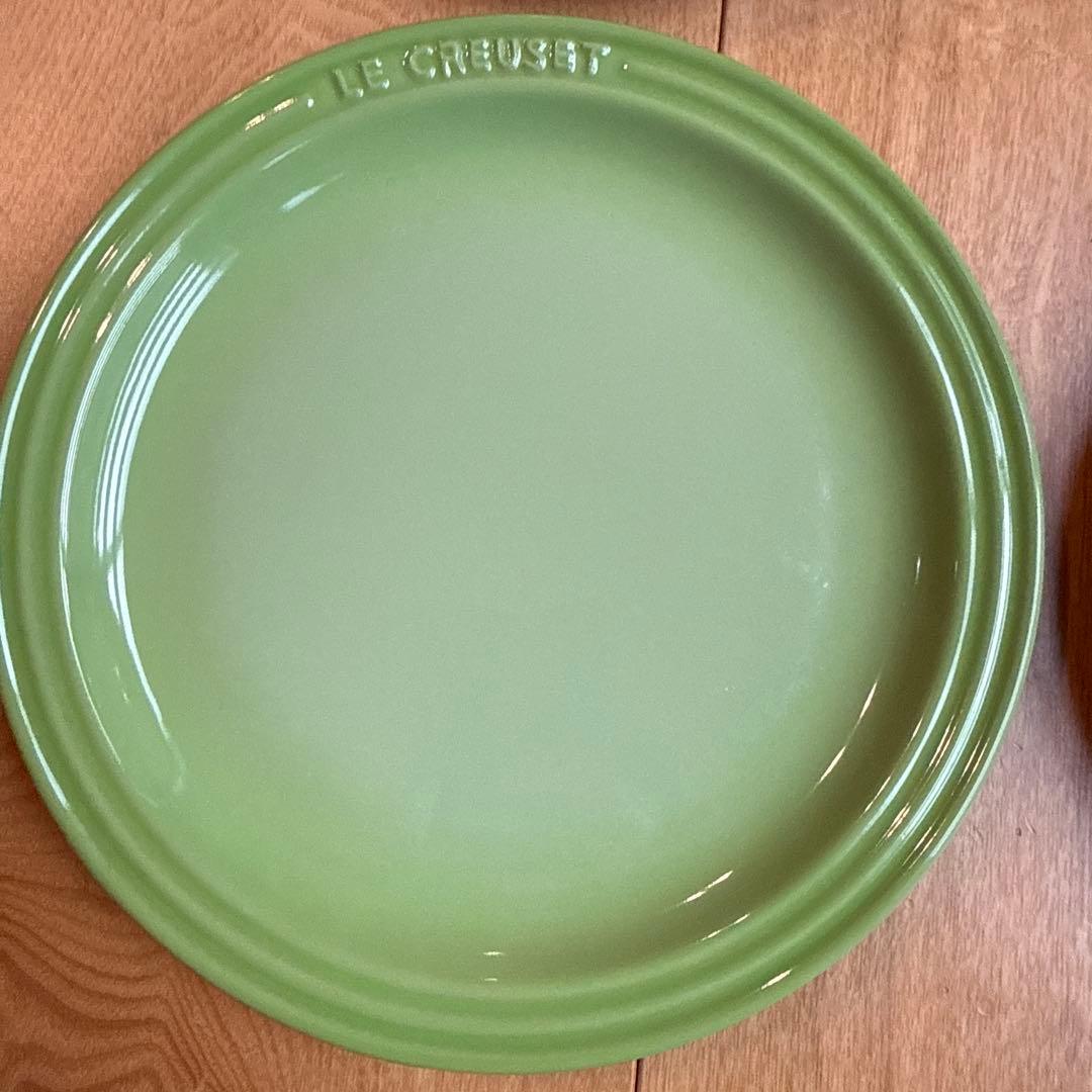 ル・クルーゼ　ティープレート　レインボー6皿