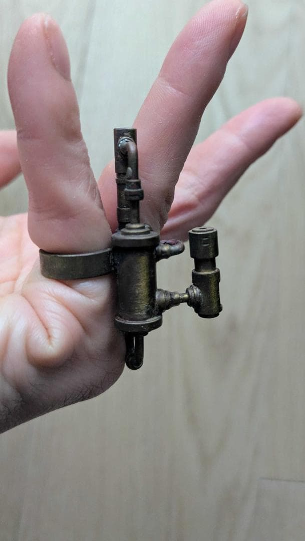 スチームパンク アクセサリー リング 指輪 一点物 ハンドメイド