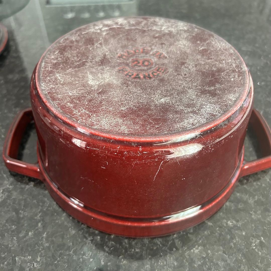 STAUB LA COCOTTE 両手鍋 グレナディンレッド 20cm