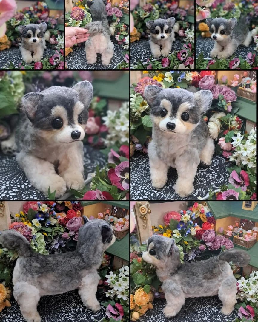 オーダー受付中♥️  チワワ　犬　ペットロス　実物大　ぬいぐるみ　カズコオガワ