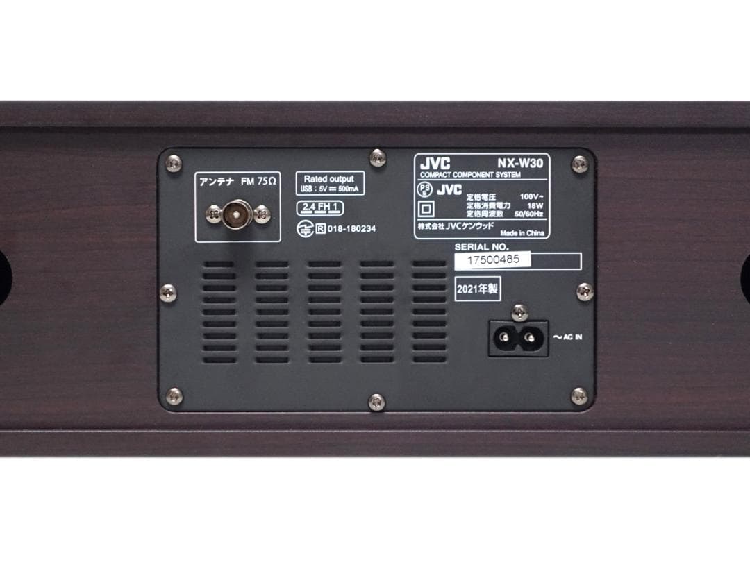 JVC ケンウッド ビクター コンポ NX-W30 2021年製 動作品