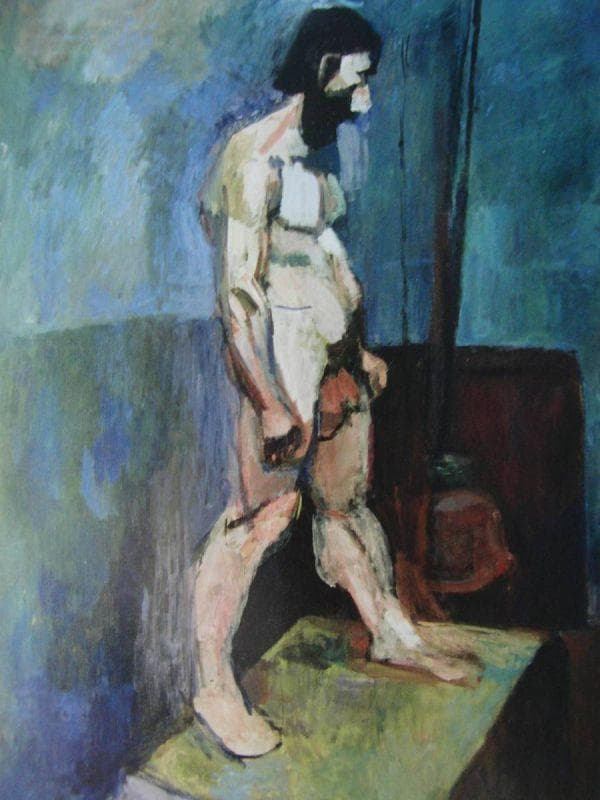 アンリ・マティス「男のモデル」、希少画集より、状態良好、新品高級額装付