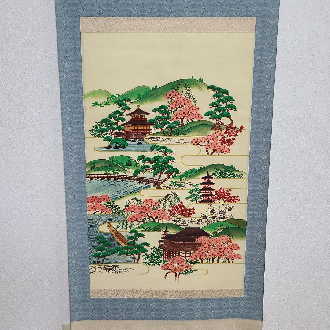 掛け軸　京都名所図
