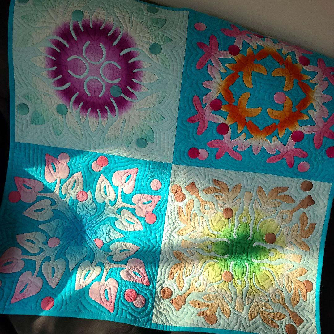 ハワイアンキルトタペストリー