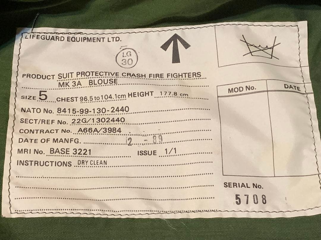 80S ヴィンテージ RAF ファイターJKT フライトジャケット イギリス空軍