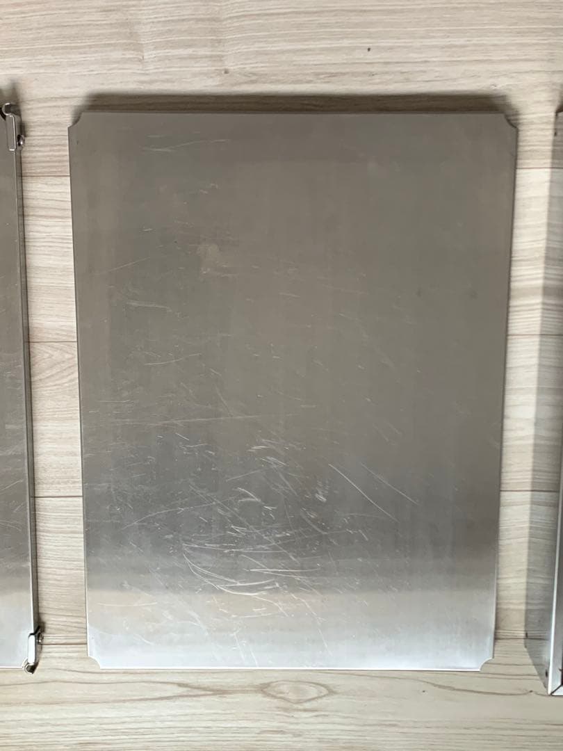 【棚板、トレーのみ】ステンレスユニットシェルフワゴンセット