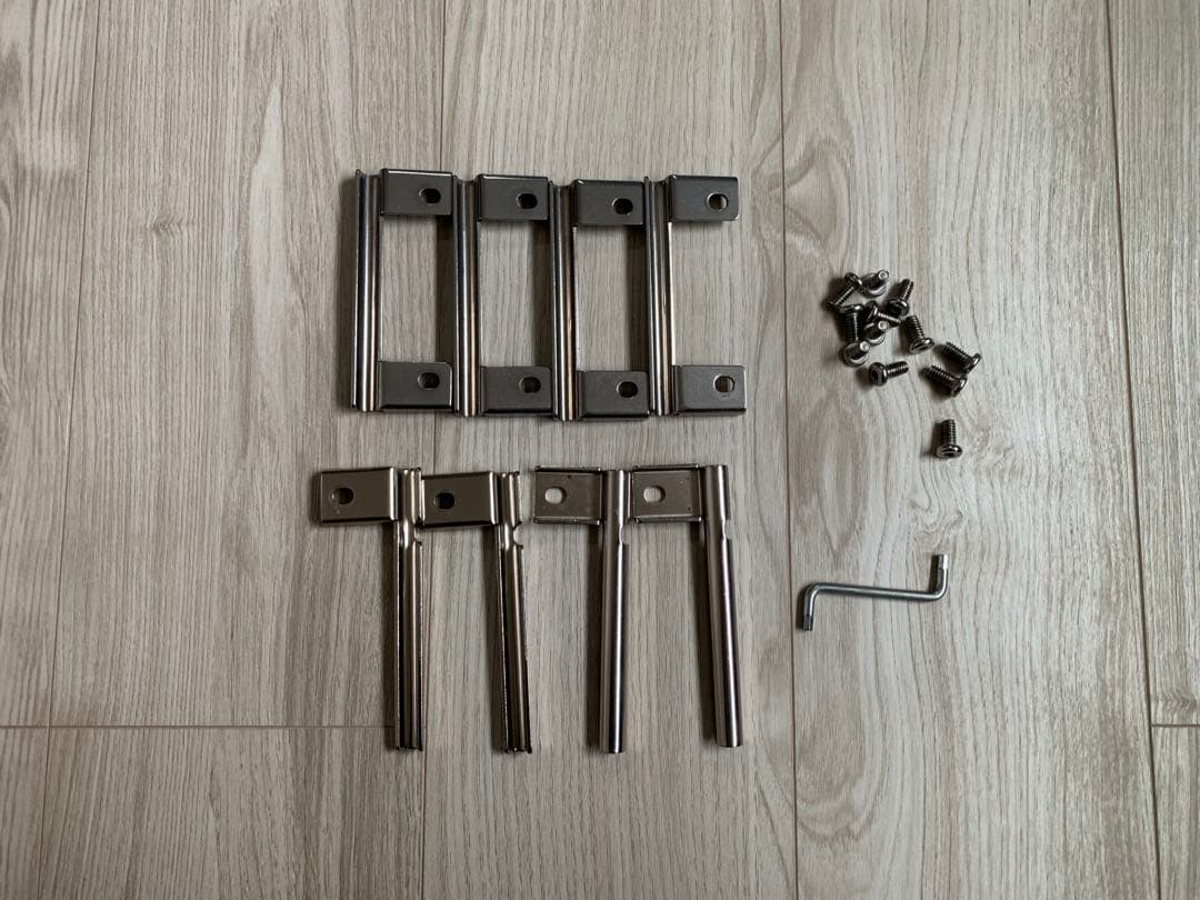 【棚板、トレーのみ】ステンレスユニットシェルフワゴンセット