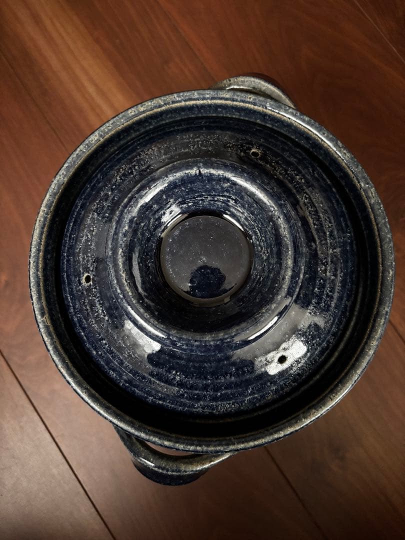 【未使用】カネフサ製陶　ごはん鍋