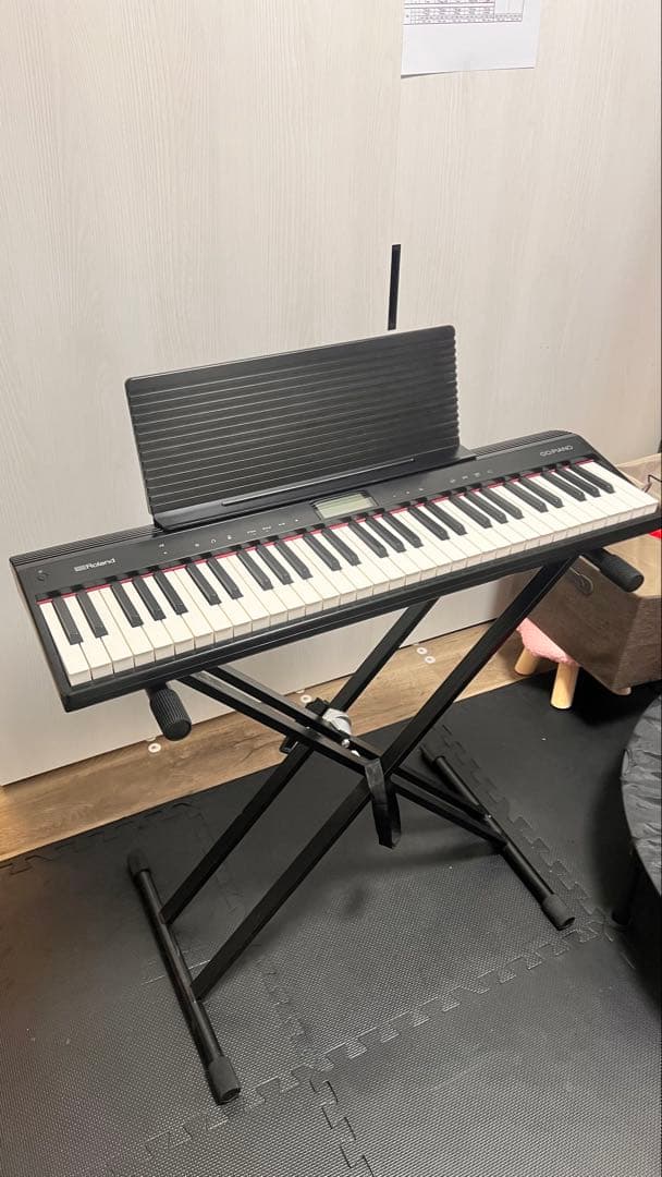 Roland GO:Piano 61鍵 デジタルピアノ　スタンドとケース付き