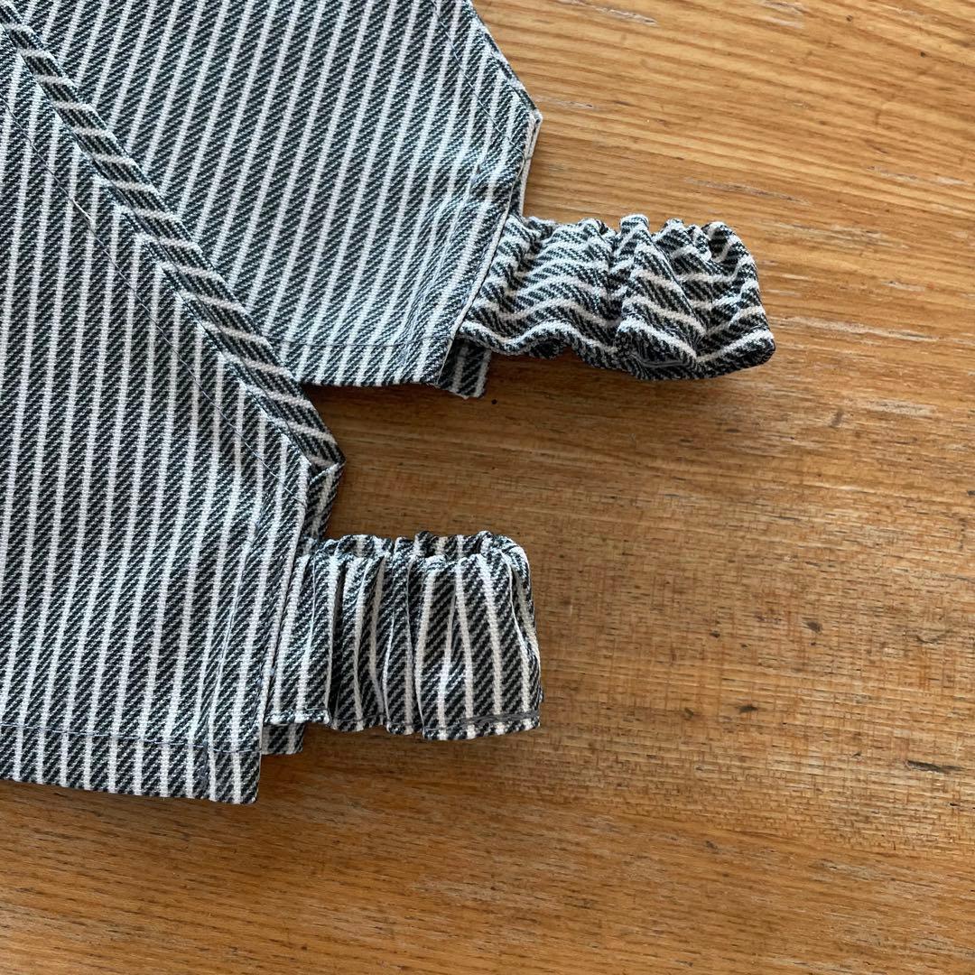 エプロン 子供 子ども キッズ 120 130 男の子 女の子 小学校 黒紺