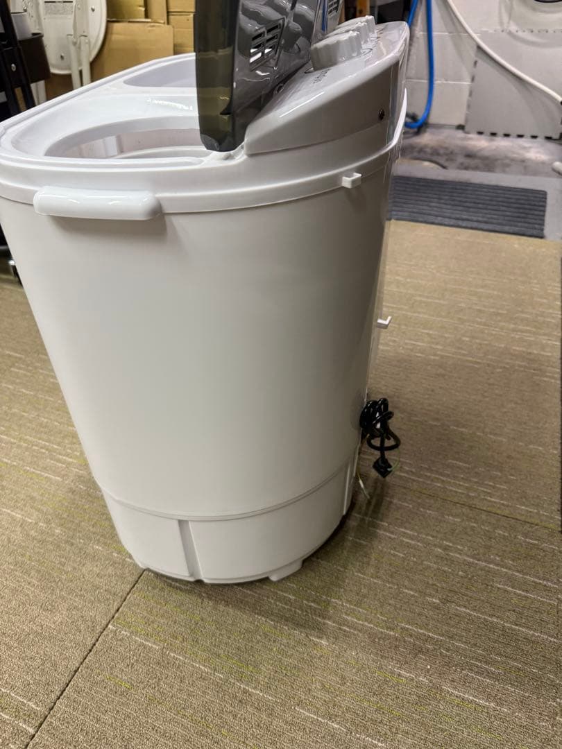 【洗浄消毒作業済】シンプラス　小型二層式洗濯機 脱水付き SP-NWM01