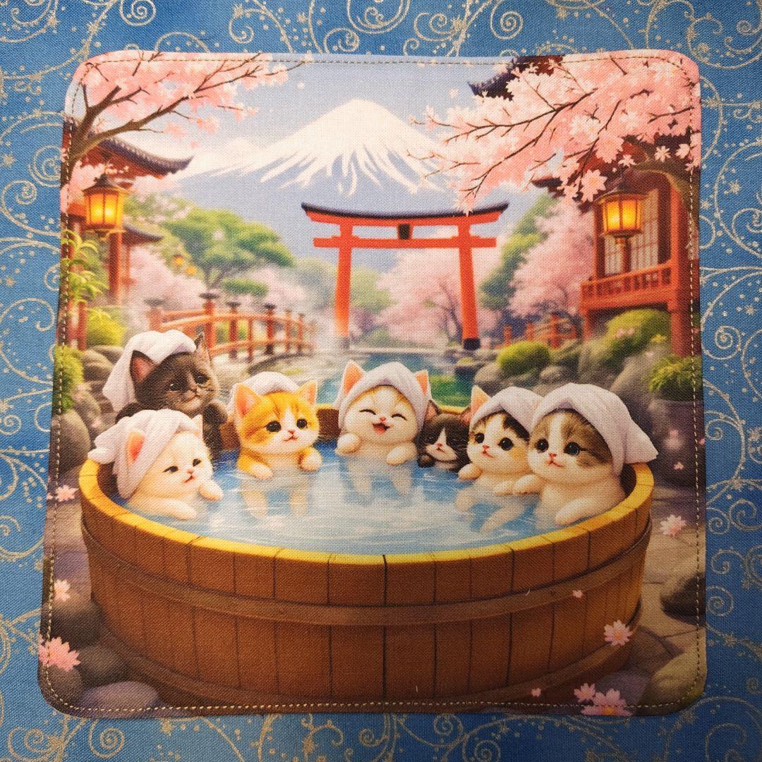 yourelia 　4重ハンカチ　ポメラニアンちゃん柄　17枚