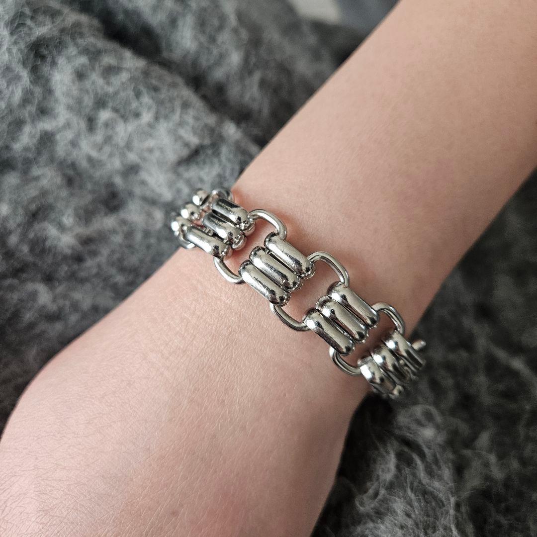 SALE ステンレス チェーンブレスレット レディース