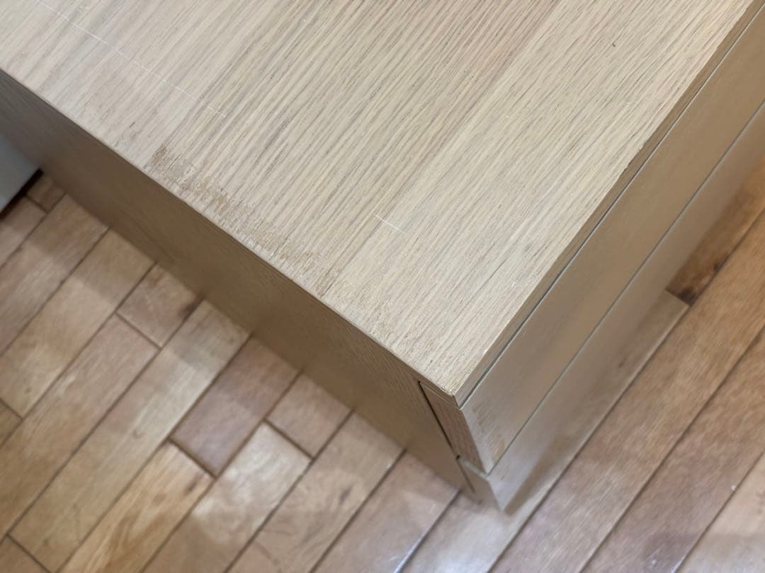 IKEA MALM ホワイトステインオーク 良品