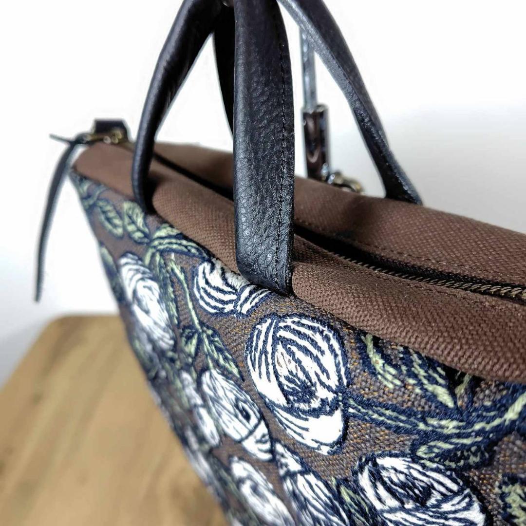 【専用】ミナペルホネン/rosyロージィーブラウン/ロングミニラウンドショルダ