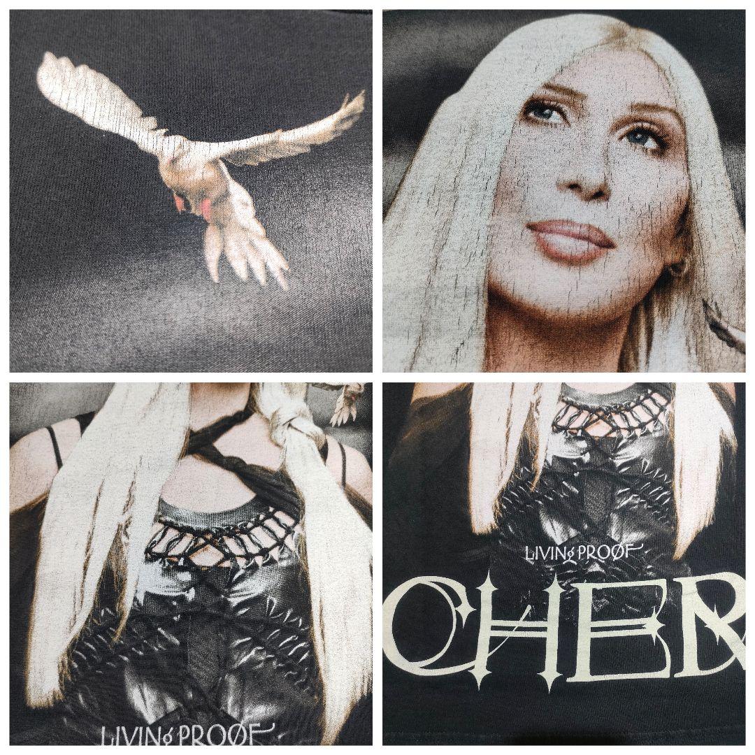 CHER/シェール/TOUR2002Tシャツ/Size:L/ 匿名配送/送料無料