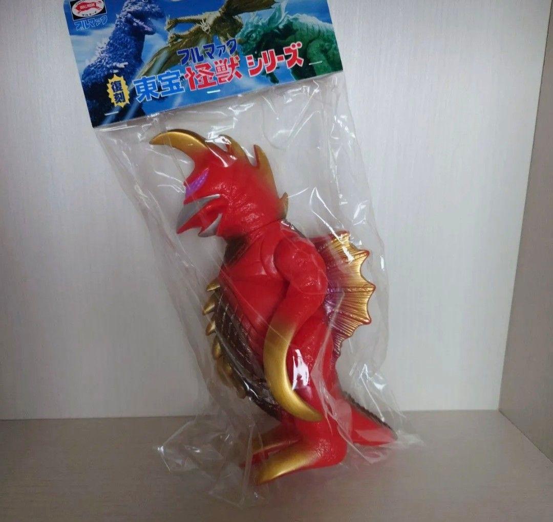 ブルマァク ガイガン レッド 復刻 レトロ ソフビ 東宝 ゴジラ