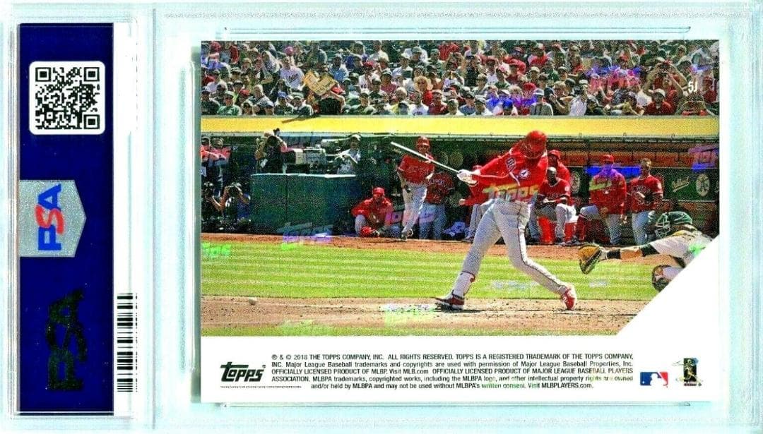 大谷翔平 MLB初ヒット カード（日本語版）PSA鑑定済(10点満点)