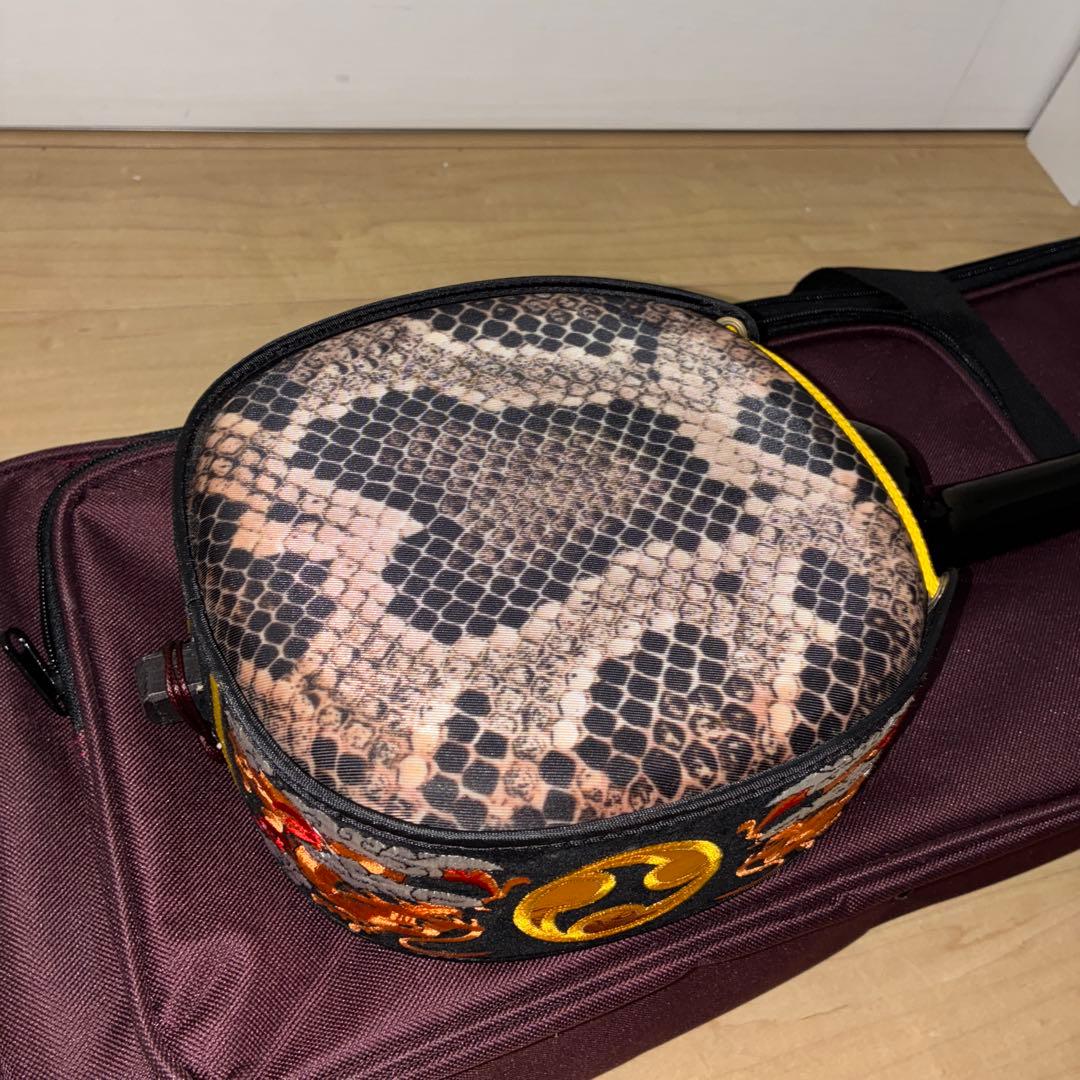 三線 沖縄三線　工四合　初心者にやさしいお得なセット、チューナー他付属品付