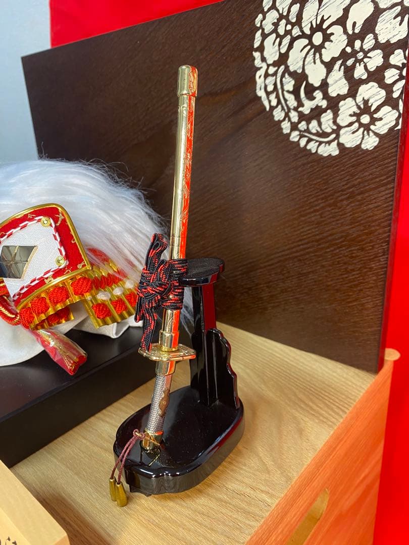 平安豊久　五月人形　武田信玄　兜飾り収納セット