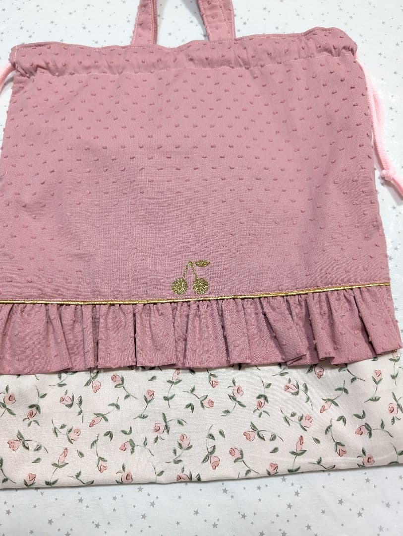 リバティ レッスンバッグ 上履き入れ 体操服袋 ハンドメイド