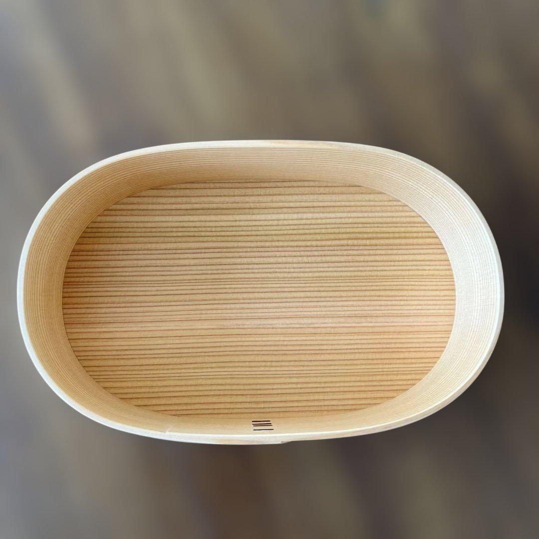 新品　大館工芸社　小判弁当大　秋田杉