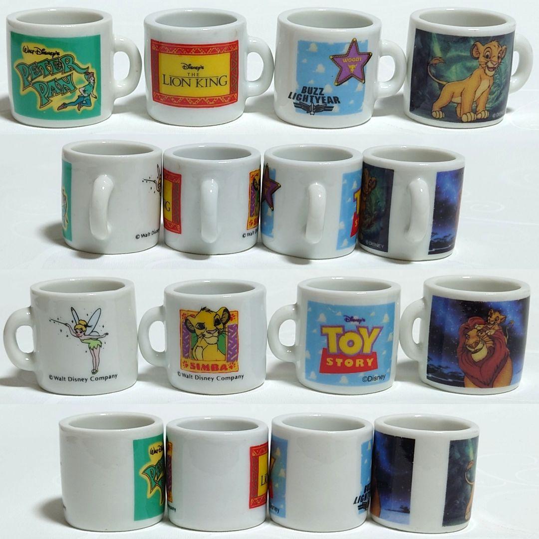ディズニー ミニ絵皿 ミニマグカップ ウォルトディズニーカンパニー カプセルトイ
