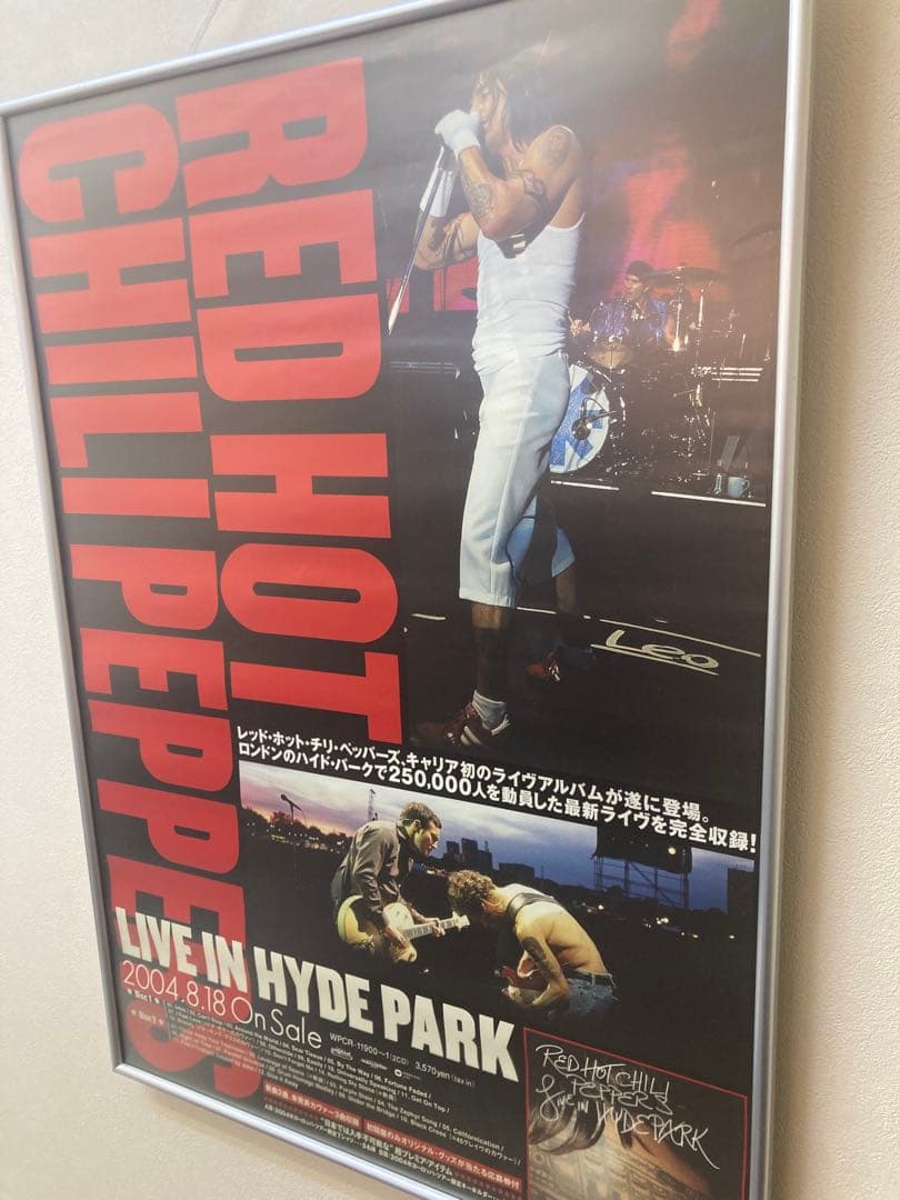 レッドホットチリペッパーズ LIVE IN HYDE PARK B2ポスター