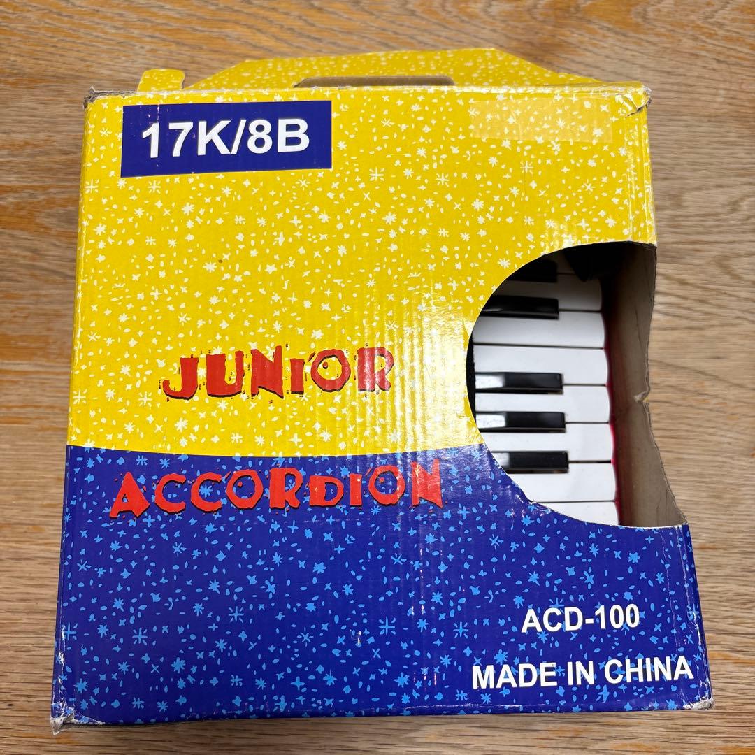 ミニアコーディオン ACD-100 17鍵8ベース ベイビーアコーディオン